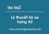 Thi thử bằng lái xe A2 online miễn phí Thi thử lý thuyết lái xe hạng A2