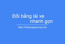 Đổi bằng lái xe máy – Ô tô Nhanh gọn tại Hà Nội