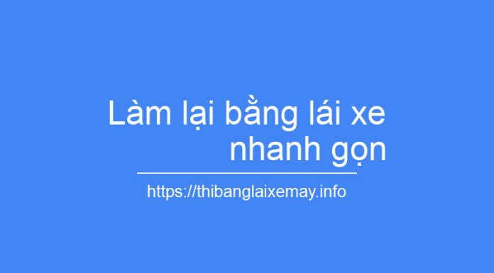 Làm lại bằng lái xe máy Ô tô Nhanh gọn nhất Hà Nội làm lại bằng lái xe ở hà nội