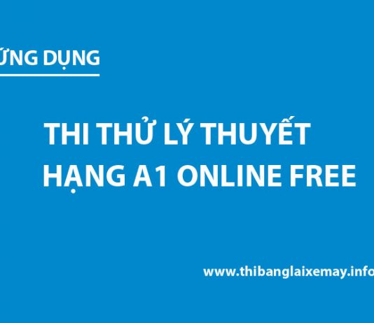 Thi thử bằng lái xe máy A1 miễn phí Online | Bộ đề mới đổi 2020 thi thử bằng lái xe a1 online miễn phí